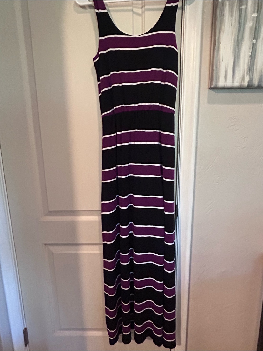 White House Black Market Striped Maxi Dress